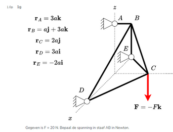 Answered: Calculate The Forces In AB And BC | Bartleby