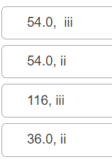 54.0, ii
54.0, ii
116, ii
36.0, ii
