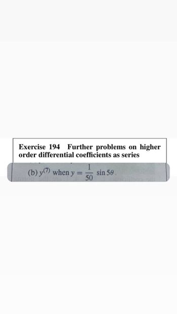 Answered Order Differential Coefficients As Bartleby 5656