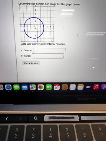 Answered: Determine The Domain And Range For The… | Bartleby