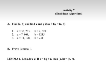 Answered: A. Find (a, B) And Find X And Y If Ax +… | Bartleby