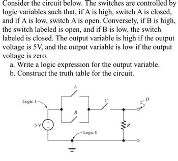 Answered: Consider The Circuit Below. The… | Bartleby