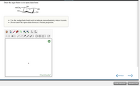 **Activity: Drawing Sugars in Open-Chain Form**

**Instructions:**

You are required to draw the sugar molecule depicted in its open-chain form. Refer to the structure provided at the top of this page.

**Guidelines:**

- Utilize the wedge/hash bond tools to clearly indicate stereochemistry where applicable.
- Ensure that the open-chain form is not represented as a Fischer projection.

**Diagram Area:**

In the space below, use the ChemDoodle tool to draft your open-chain sugar structure. 

Controls include options for:

- Adding bonds and atoms
- Customizing molecular structures
- Adjusting stereochemistry  

Use these tools to accurately replicate the molecular configuration, focusing on the correct linear form of the sugar rather than a cyclic form. 

Once done, save and submit your drawing for review.

**Support:**

- For additional help, click the green question mark in the ChemDoodle interface.
- You may also contact your instructor via email using the provided button.

After completion, navigate through the activity using the Previous and Next buttons as needed.