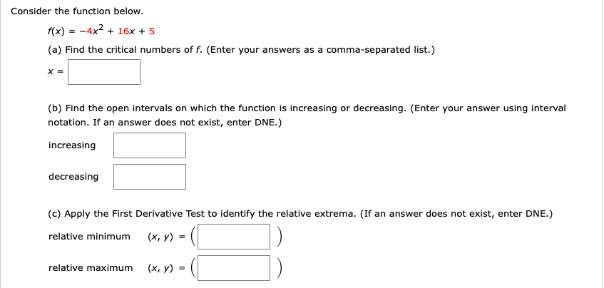 Answered Consider The Function Below Fx Bartleby 