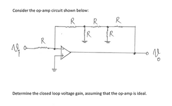 Answered Consider the op amp circuit shown bartleby