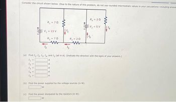 Answered: Consider The Circuit Shown Below. (Due… | Bartleby