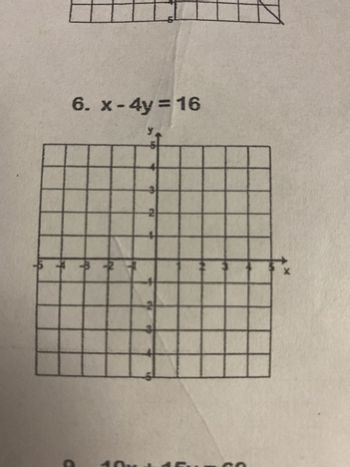 6. x-4y=16
194