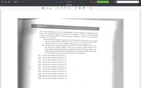 130% v
- +
7 Annotate
T| Edit
Trial expired Unlock Full Version
ENGR 263
A A A
EXERCISES
Eleven sets of illustrations and the corresponding free-body diagrams of building-related
beams were provided in Chapter 4 as Exercises 4. I through 4.11. These free-body diagrams
constitute exercises that will be used here and again in Chapter 12. Follow these instructions
carefully to save time later:
(a) On each sheet of engineering paper reserved for analysis, calculate the vertical shear
specific to that member at appropriate intervals across the length of the free-body
diagram. Be sure to solve for locations where shear passes through zero.
(b) On cach sheet of engineering paper containing the tree-body diagram, neatly draw
the related shear diagram directly below the associated free-body diagram. The
shear diagram should be located in the middle one-third of the page. Reserve the
bottom one-third of the sheet for the bending moment diagram introduced in Chap-
ter 12. Be sure to show locations where shear passes through zero.
11.1 The free-body diagram in Exercise 4.1.
11.2 The free-body diagram in Exercise 4.2.
11.3 The free-body diagram in Exercise 4.3.
11.4 The free-body diagram in Exercise 4.4.
11.5 The free-body diagram in Exercise 4.5.
11.6 The free-body diagram in Exercise 4.6.
11.7 The free-body diagram in Exercise 4.7.
11.8 The free-body diagram in Exercise 4.8.
11.9 The free-body diagram in Exercise 4.9.
11.10 The free-body diagram in Exercise 4.10.
11.11 The free-body diagram in Exercise 4.11.
