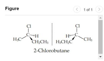 Figure
Cl
Jadian
CH
H₂C
H***
CH₂CH3 H3CH₂C
2-Chlorobutane
<
Cl
1 of 1
CH3