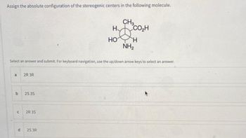 Answered: Assign The Absolute Configuration Of… | Bartleby