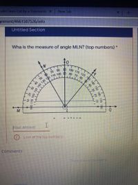 Answered: Untitled Section Wha is the measure of… | bartleby