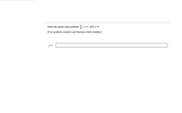 **Problem Statement:**

Solve the initial value problem:

\[
\frac{dy}{dx} = e^x, \quad y(9) = 9.
\]

(Use symbolic notation and fractions where needed.)

**Solution:**

\[ 
y = \boxed{\text{(Enter your solution here)}}
\]