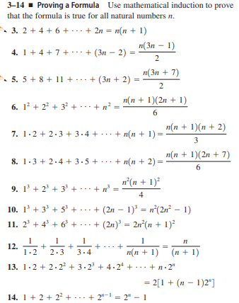 Answered 3 14 Proving A Formula Use Bartleby