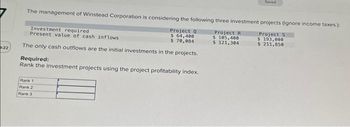 Answered: The Management Of Winstead Corporation… | Bartleby