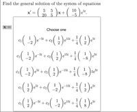 Answered: Find the general solution of the system… | bartleby