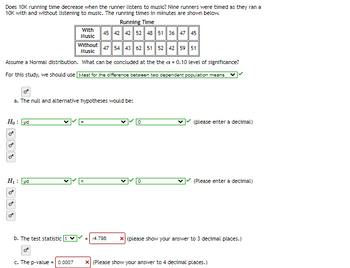 Answered: Does 10K running time decrease when the…