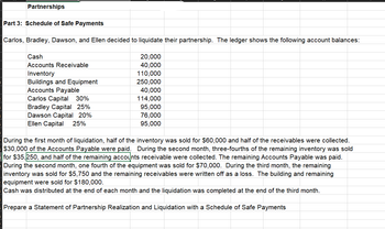 Answered: During The First Month Of Liquidation,… | Bartleby