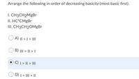 Solved Arrange the following in decreasing order 4.1 m² 410