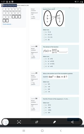 Answered The Domain Of The Function 2x 5 F X … Bartleby