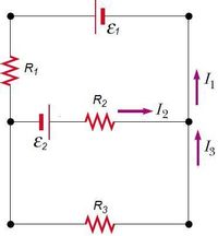 R1
R2
-I2
E2
R3
