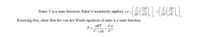 GE) G),
Since V is a state function, Euler's reciprocity applies, i.e.,
av ( ƏT
Knowing this, show that the van der Waals equation of state is a state function.
nRT
n'a
P =
V – nb
V?
