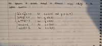 use Seperation
method
determine a inique üOe, zy) To
of
a Variables
to
the
Loplace
cquation Y
x G (o, TI) and
6:(0,T)
G CO,T)
for
y
Elo, TT)
202 forz
A fory E lo,)
für
uCx,o)= 1
uaT) = 1
for
x G Co,R)
ni2
