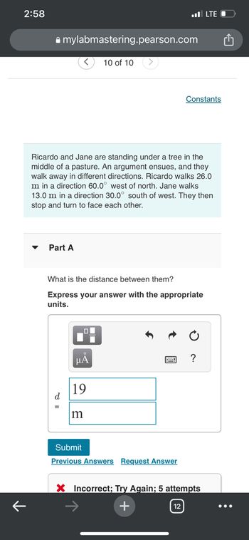 Answered Ricardo And Jane Are Standing Under A… Bartleby