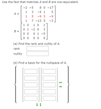 Answered d Find a basis for the column space bartleby