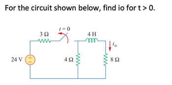 Answered: For the circuit shown below, find and… | bartleby