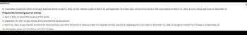 uestion 3
B. Corporation issued $10 million of 20-year, 8 percent bonds on April 1, 2021, at 102. Interest is paid on March 31 and September 30 of each year, and all of the bonds in the issue mature on March 31, 2041. B. Corp.'s fiscal year ends on December 31.
Prepare the following journal entries.
a- April 1, 2021, to record the issuance of the bonds.
b-September 30, 2021, to pay interest and to amortize the bond premium.
c- March 31, 2041, to pay interest, amortize the bond premium, and retire the bonds at maturity (make two separate entries). Assume an adjusting entry was made on December 31, 2040, to recognize interest from October 1 to December 31.
For the toolbar, press ALT+F10 (PC) or ALT+FN+F10 (Mac).