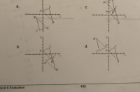 a.
b C.
A.
B'
B'
B'
b.
d.
A.
B'
432
Unit 6 Evaluation
