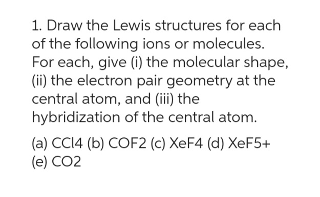 draw the lewis structure for the following molecule: xef4