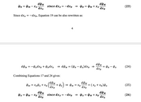 PM - XA dxA
PB
@M + XA dxB
M
(23)
d@M
since dxA 3D —-dxв 3D Фв
B
M
Since dx, = -dxB, Equation 19 can be also rewritten as:
4
dộM
= dộm = (@B – Pa)dxB =
Фв — ФА
(24)
dxB
dộm = -Padxg + @gdxa
Combining Equations 17 and 24 gives:
dộm
— фм — Хв
(25)
(d@m +
+ (Хд + Хв)ФА
dxB
PA
PM = XAPA + xB
dxB
(26)
since dxA 3D -dхв — ФА%3D Фм + хв
dxB
dxA
PA = PM – XB
А
