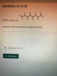 Answered: IUPAC Name Of | Bartleby