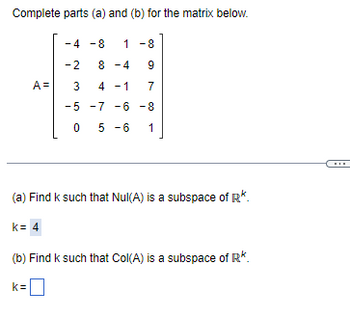 Answered Complete parts a and b for the bartleby