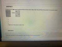 QUESTION 4
Phosphorous-32 (O) decays by beta emission to form sulfur-32(0). How many half-lives have passed in the reaction shown?
000000
000000
B-decay 000000
000000
00000O
00000O
O0000O
00000O
1
O 3
Need more information to determine
QUESTION 5
Click Save and Submit to save and submit. Click Save All Answers to save all answers.
Priv
Terr
MacBook Air
O O O O
