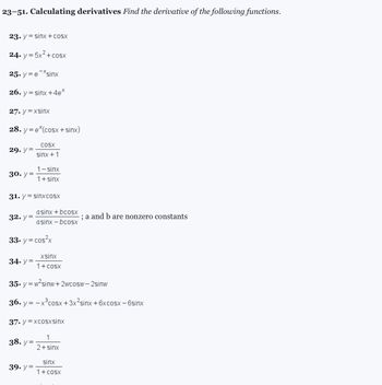 Answered: 25. y = e sinx | bartleby