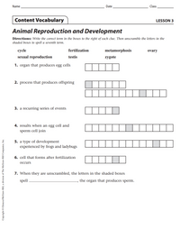 Answered: Animal Reproduction and Development…