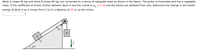 Block A (mass 40 kg) and block B (mass 80 kg) are connected by a string of negligible mass as shown in the figure. The pulley is frictionless and has a negligible
mass. If the coefficient of kinetic friction between block A and the incline is u, = 0.26 and the blocks are released from rest, determine the change in the kinetic
energy of block A as it moves from C to D, a distance of 25 m up the incline.
A
37°
