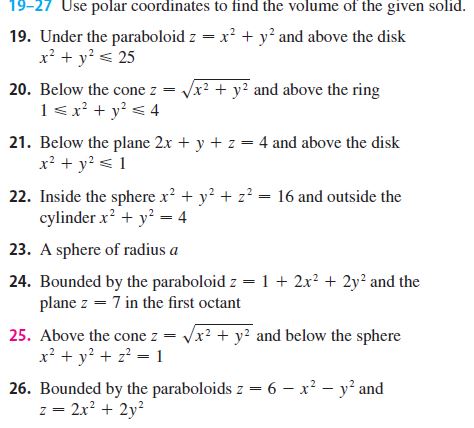 Answered 19 27 Use Polar Coordinates To Find The Bartleby