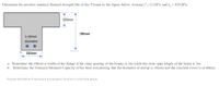 Determine the positive nominal flexural strength Mn of the T-beam in the figure below. Assume f'-21MPA and f, = 420MPA
120mm
350mm
2-20mm
diameter
525mm
a. Determine the effective width of the flange if the clear spacing of the beams is 2m while the clear span length of the beam is 3m.
b. Determine the Nominal Moment Capacity of the bear considering that the diameter of stirrup is 10mm and the concrete cover is at 40mm.
Provide illustration if necessary and answers must be in 3 decimal places.
