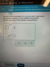 Solved 'Evaluate each expression without using a calculator