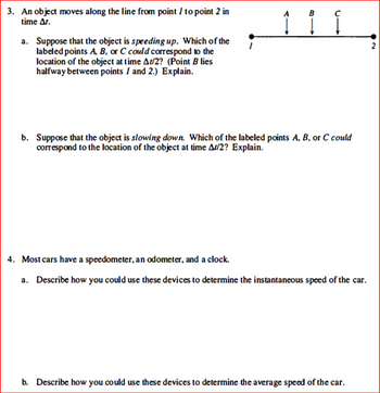 Answered: 3. An Object Moves Along The Line From… | Bartleby