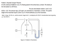 Answered: Problem 2. Reynolds Transport Theorem.… | bartleby