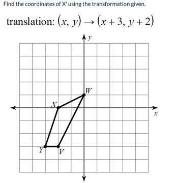 Answered: Find the coordinates of X' using the… | bartleby