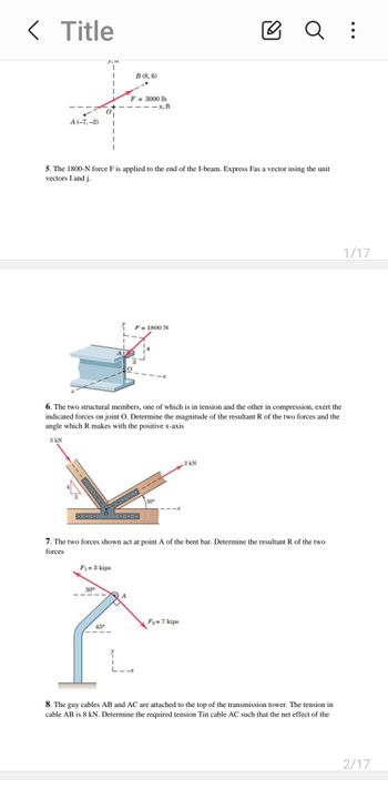 Answered 5 The 1800 N Force F Is Applied To The… Bartleby