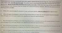 **Drug Delivery and Capsule Dissolution in Different Environments**

Hospital pharmacies and drug manufacturers have developed various gelatin capsules that can carry drugs which will only dissolve in specific acidic or basic media, *once they pass the mouth*. This control ensures that the drug is introduced precisely where needed in the human digestive tract. *We do not want things dissolving in the mouth or oral cavity.* Additionally, most drugs contain several different functional groups in their structure, often making them polyfunctional group molecules. With this context, please answer the following questions **in order**:

a) **Where will a capsule designed to dissolve in a basic environment dissolve, *after it is swallowed* with a glass of water?**

b) **What will happen (if anything) to a part of the drug molecule that is an amine salt, once the capsule dissolves? (Consider what will happen to it in the same location in the digestive tract where the capsule dissolves.)**

c) **What will happen (if anything) to a part of the drug molecule that is a carboxylic acid, once the capsule dissolves? (Consider what will happen to it in the same location in the digestive tract where the capsule dissolves.)**

d) **What will happen (if anything) to a part of the drug molecule that is an ether, once the capsule dissolves? (Consider what will happen to it in the same location in the digestive tract where the capsule dissolves.)**

e) **What will happen (if anything) to a part of the drug molecule that is an amine once the capsule dissolves? (Consider what will happen to it in the same location in the digestive tract where the capsule dissolves.)**