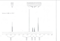 Unknown A HNMR in CDC13
4.0
3.5
3.0
2.5
2.0
1.5
1.0
0.5
0.0
-0.5
ppm
4.5
16.612
3.849
3.833
3.816
25.338
1.798
1.419
1.402
96
1.385
16.695
1.365
1.348
1.211
1.193
16.388
1.155
1.136
L1.118
-0.734
0.715
24.967
0.697
