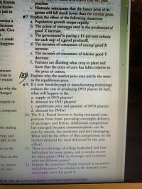 Explain why the market price may not be the same
as the equilibrium price.
