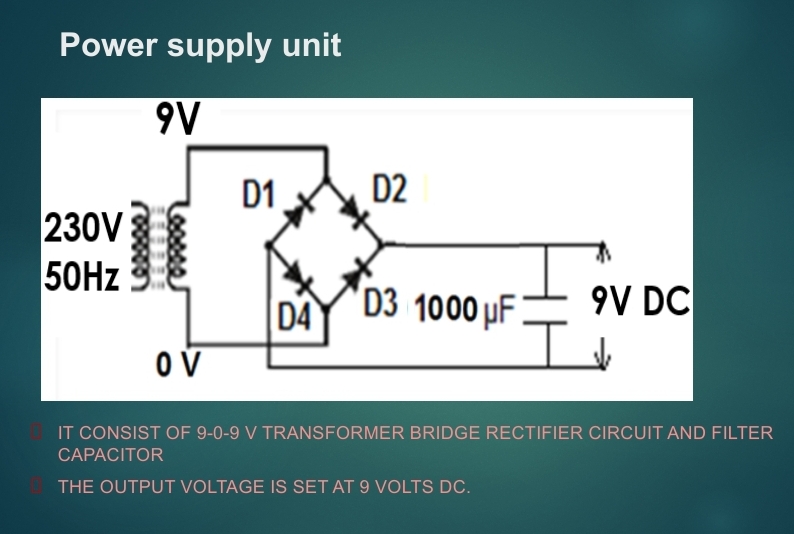Answered: supply unit 9V D1 D2 230V D4… | bartleby
